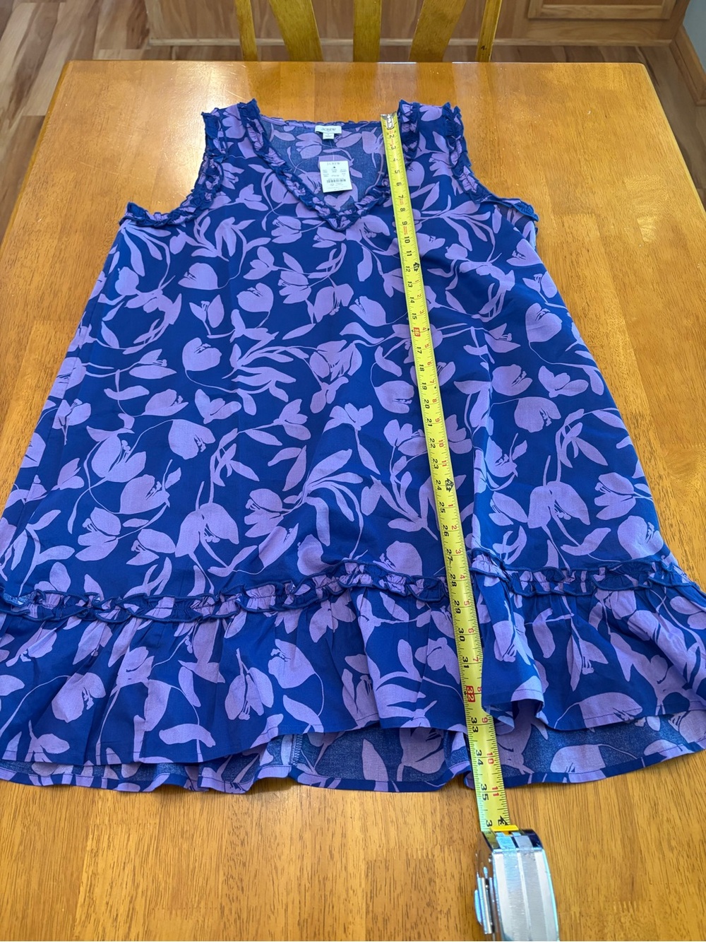 NWT J. Crew Ruffle Mini Cover-Up - Picture 7 of 8